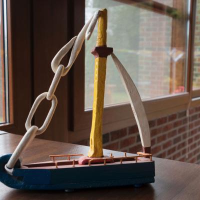 Fernand Golinvaux - Sculpture : Bateau