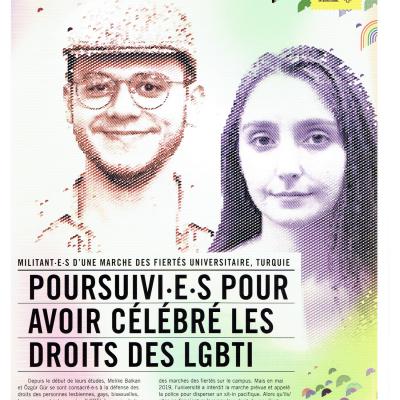 Marcelle Köchli, Babou - Amnesty International - Militant-e-s LGBTI