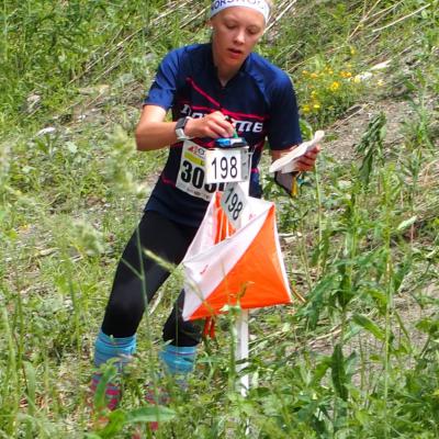 Geneviève Nys - Course d'orientation 