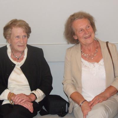 Marie-Noëlle Doutreluingne - Avec Josée Stroobants, photographe attitrée de Brassens
